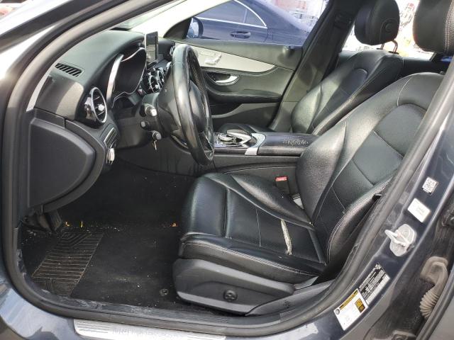 55SWF4JB6FU087766 - 2015 MERCEDES-BENZ C 300 GRAY photo 7