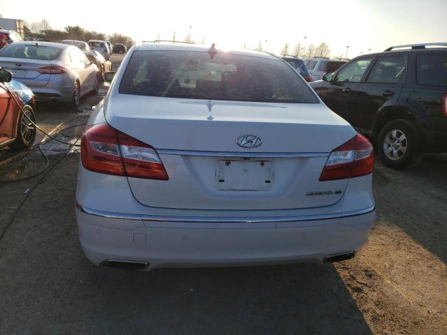 KMHGC4DF5CU171489 - 2012 HYUNDAI GENESIS 4.6L WHITE photo 6