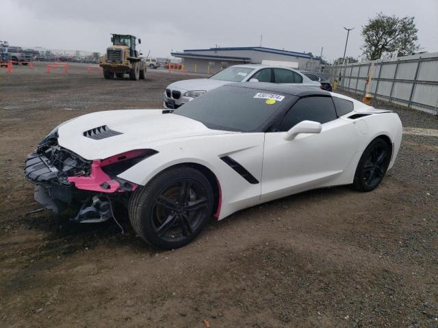 1G1YB2D77H5106792 - 2017 CHEVROLET CORVETTE STINGRAY 1LT WHITE photo 1