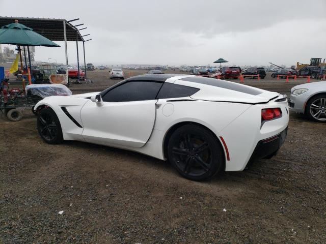 1G1YB2D77H5106792 - 2017 CHEVROLET CORVETTE STINGRAY 1LT WHITE photo 2