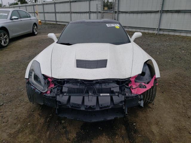 1G1YB2D77H5106792 - 2017 CHEVROLET CORVETTE STINGRAY 1LT WHITE photo 5