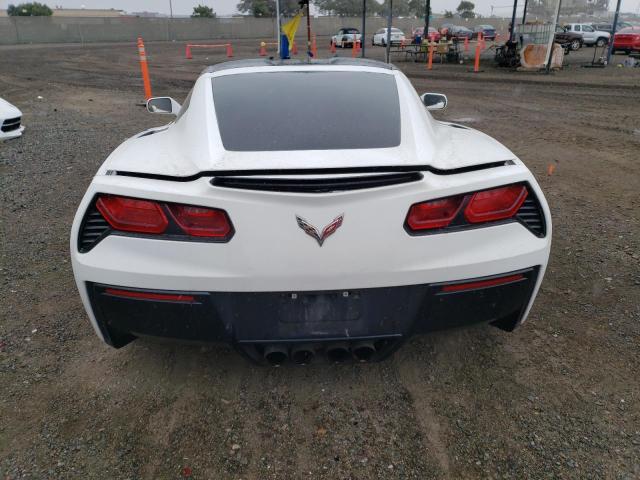 1G1YB2D77H5106792 - 2017 CHEVROLET CORVETTE STINGRAY 1LT WHITE photo 6