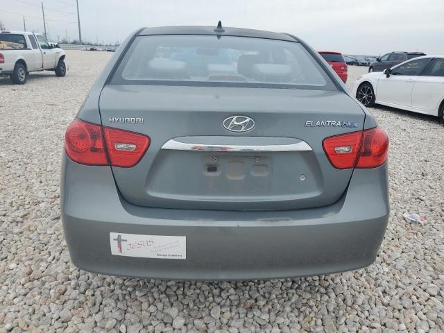 KMHDU4AD6AU027241 - 2010 HYUNDAI ELANTRA BLUE GRAY photo 6