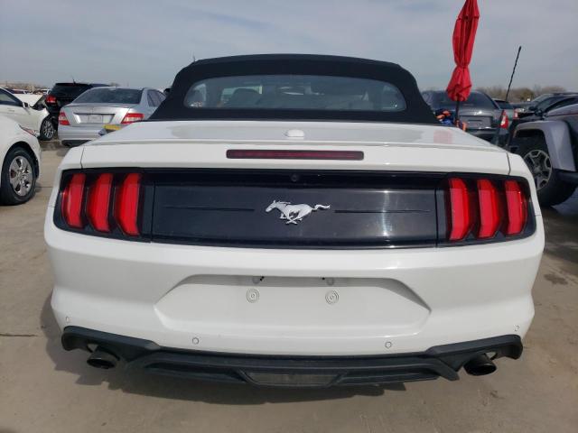 1FATP8UH7J5138927 - 2018 FORD MUSTANG WHITE photo 6