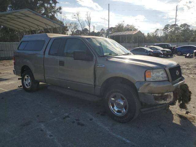 1FTPX14505NA02296 - 2005 FORD F150 TAN photo 4