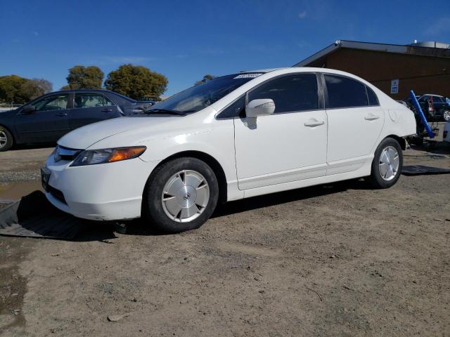 JHMFA36258S023421 - 2008 HONDA CIVIC HYBRID WHITE photo 1