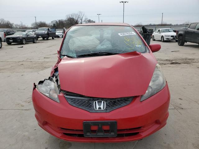 JHMGE8H36DC056430 - 2013 HONDA FIT RED photo 5