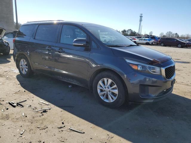 KNDMB5C11G6165320 - 2016 KIA SEDONA LX GRAY photo 4