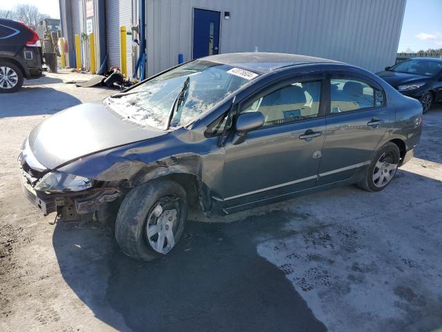 19XFA16599E021904 - 2009 HONDA CIVIC LX GRAY photo 1