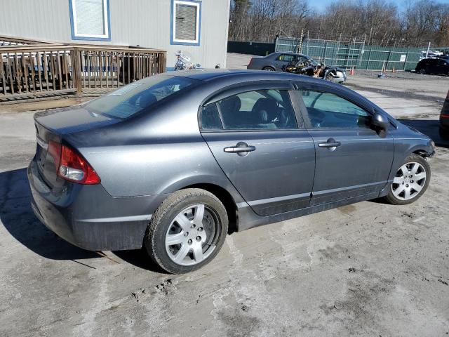 19XFA16599E021904 - 2009 HONDA CIVIC LX GRAY photo 3