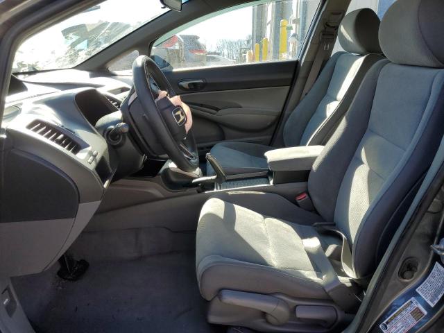 19XFA16599E021904 - 2009 HONDA CIVIC LX GRAY photo 7