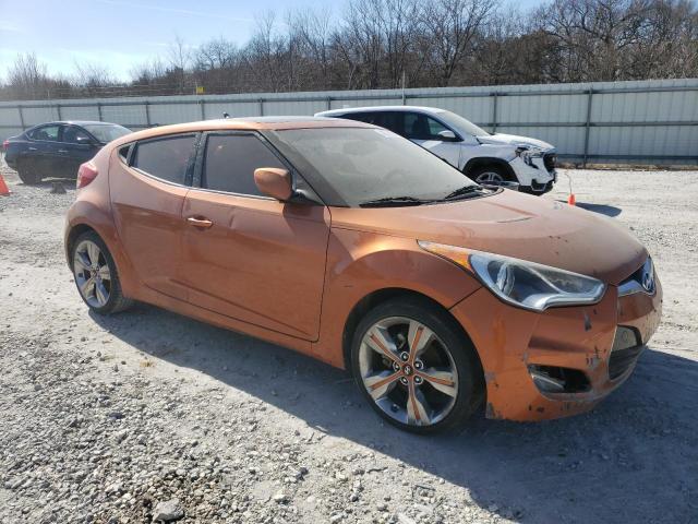 KMHTC6AD0CU054612 - 2012 HYUNDAI VELOSTER ORANGE photo 4