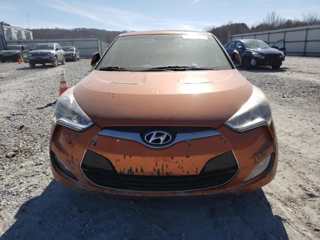 KMHTC6AD0CU054612 - 2012 HYUNDAI VELOSTER ORANGE photo 5