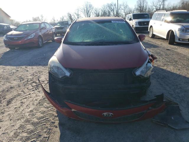 KNAFK4A62E5068483 - 2014 KIA FORTE LX RED photo 5