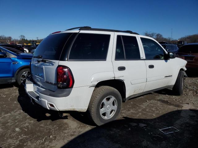 1GNDT13S222472680 - 2002 CHEVROLET TRAILBLAZE WHITE photo 3