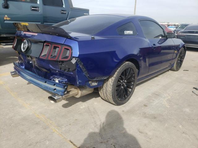 1ZVBP8CF6E5235402 - 2014 FORD MUSTANG GT BLUE photo 3