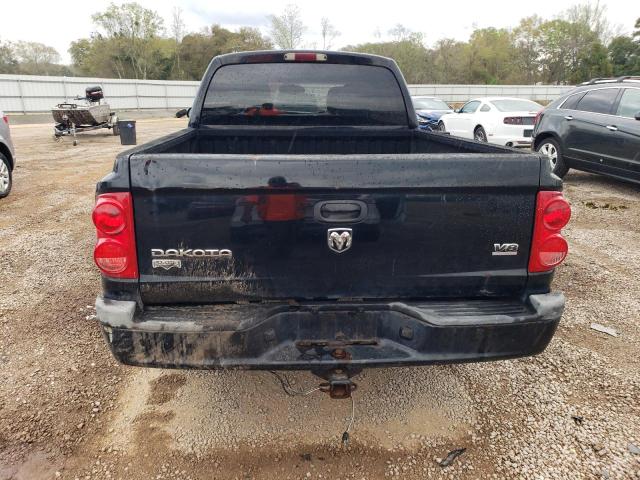 1D7HE58N85S136296 - 2005 DODGE DAKOTA QUAD LARAMIE BLACK photo 6