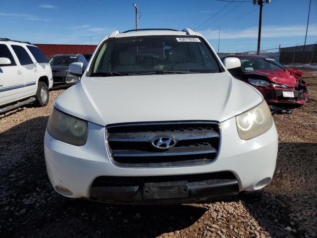 5NMSH73E57H060285 - 2007 HYUNDAI SANTA FE SE WHITE photo 5