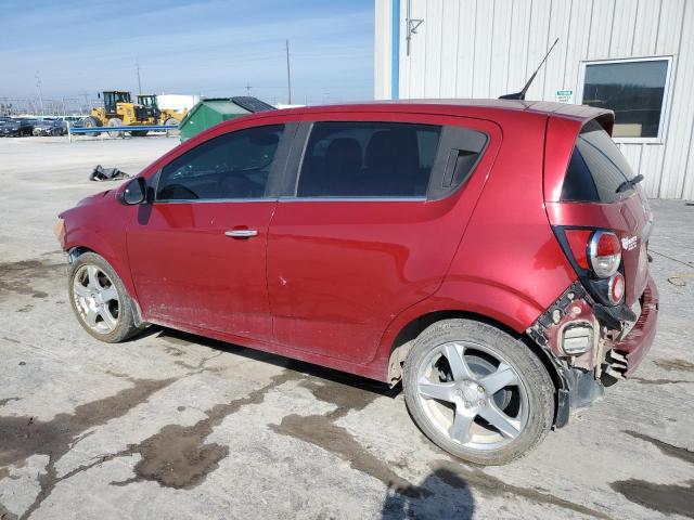 1G1JE6SB9D4163499 - 2013 CHEVROLET SONIC LTZ RED photo 2