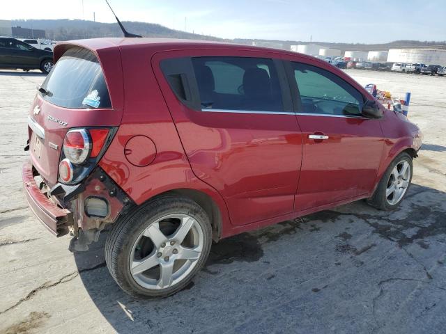 1G1JE6SB9D4163499 - 2013 CHEVROLET SONIC LTZ RED photo 3