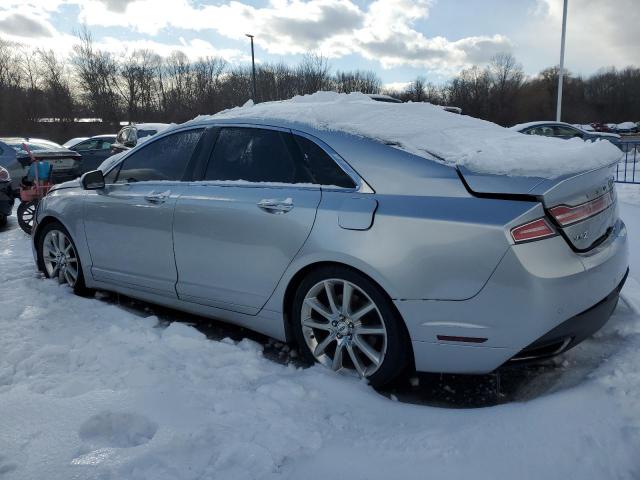 3LN6L2G93FR615213 - 2015 LINCOLN MKZ SILVER photo 2