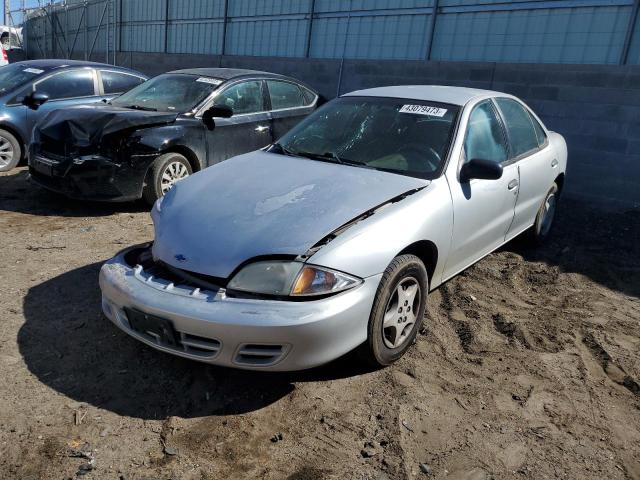 1G1JC524517186273 - 2001 CHEVROLET CAVALIER BASE GRAY photo 1