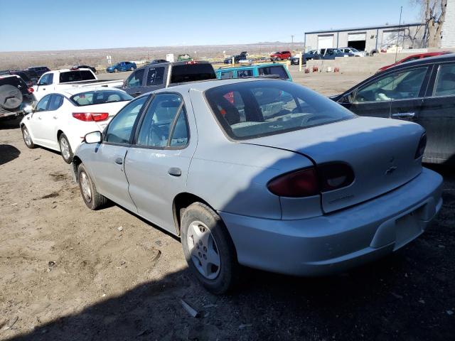 1G1JC524517186273 - 2001 CHEVROLET CAVALIER BASE GRAY photo 2