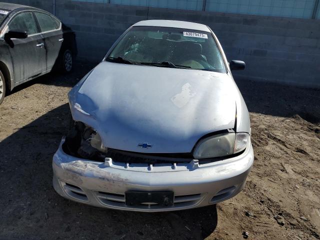 1G1JC524517186273 - 2001 CHEVROLET CAVALIER BASE GRAY photo 5