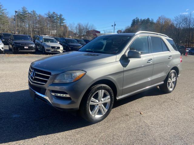 4JGDA5HB7EA427710 - 2014 MERCEDES-BENZ ML 350 4MATIC GRAY photo 2