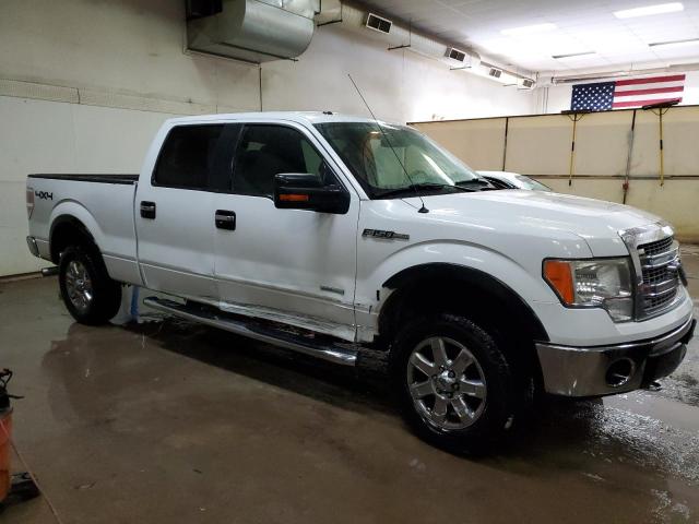 1FTFW1ET9DFA36189 - 2013 FORD F150 SUPERCREW WHITE photo 4