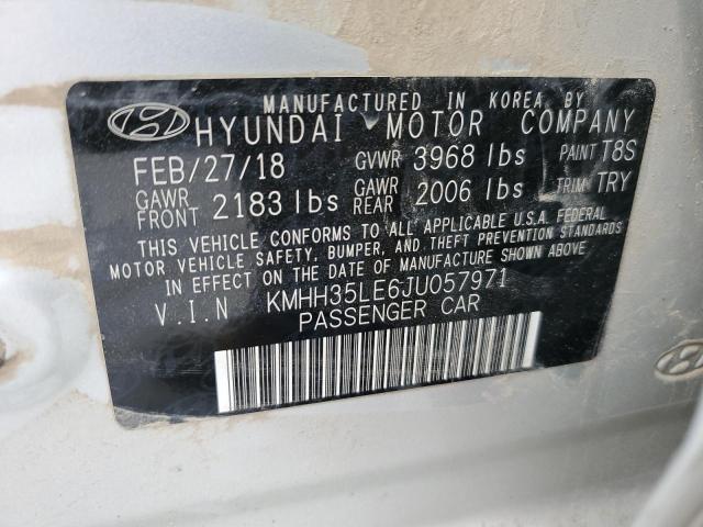 KMHH35LE6JU057971 - 2018 HYUNDAI ELANTRA GT SILVER photo 12