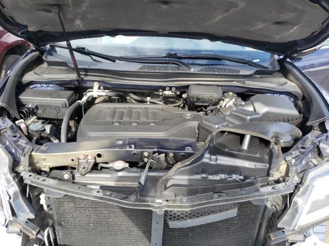 5FRYD4H49EB037609 - 2014 ACURA MDX TECHNOLOGY BLUE photo 11