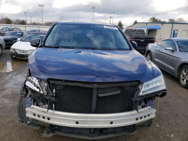 5FRYD4H49EB037609 - 2014 ACURA MDX TECHNOLOGY BLUE photo 5