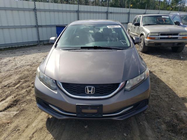 19XFB2F59DE082164 - 2013 HONDA CIVIC LX GRAY photo 5