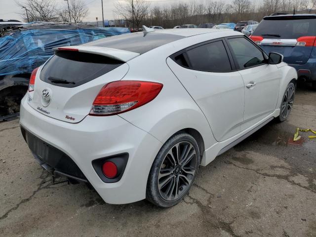 KMHTC6AE4GU267674 - 2016 HYUNDAI VELOSTER TURBO WHITE photo 3