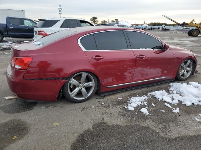 JTHBN96S565005213 - 2006 LEXUS GS 430 RED photo 3