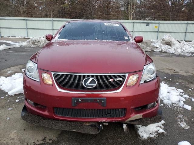 JTHBN96S565005213 - 2006 LEXUS GS 430 RED photo 5