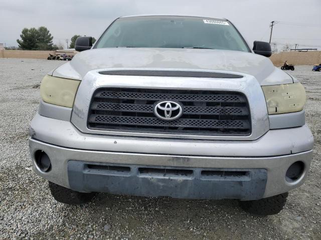 5TFRT541X7X003388 - 2007 TOYOTA TUNDRA DOUBLE CAB SR5 SILVER photo 5