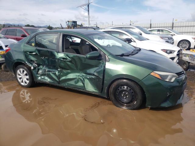 5YFBURHE7EP048528 - 2014 TOYOTA COROLLA L GREEN photo 4