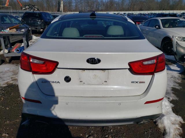 5XXGN4A73EG349968 - 2014 KIA OPTIMA EX WHITE photo 6