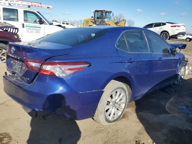 4T1B11HK8JU545824 - 2018 TOYOTA CAMRY L BLUE photo 3