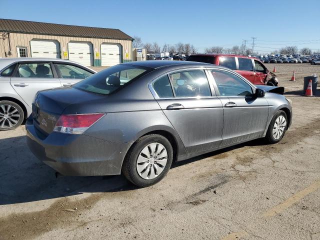 1HGCP2F38AA131034 - 2010 HONDA ACCORD LX GRAY photo 3