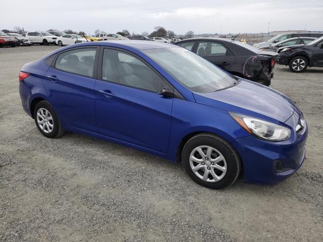 KMHCT4AE8EU623562 - 2014 HYUNDAI ACCENT GLS BLUE photo 4