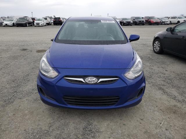 KMHCT4AE8EU623562 - 2014 HYUNDAI ACCENT GLS BLUE photo 5