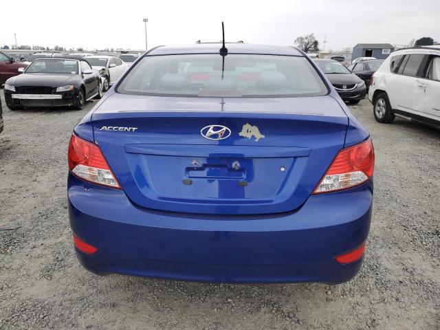 KMHCT4AE8EU623562 - 2014 HYUNDAI ACCENT GLS BLUE photo 6