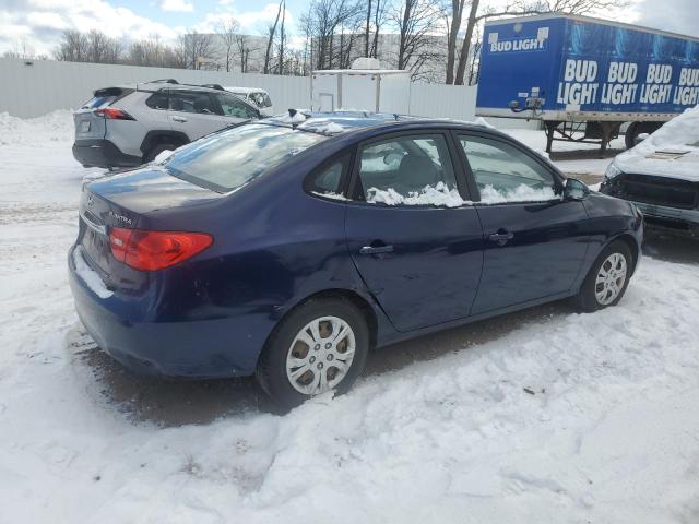 KMHDU4AD0AU164949 - 2010 HYUNDAI ELANTRA BLUE BLUE photo 3