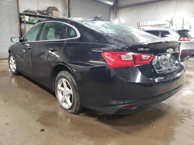 1G1ZB5ST4JF275562 - 2018 CHEVROLET MALIBU LS BLACK photo 2