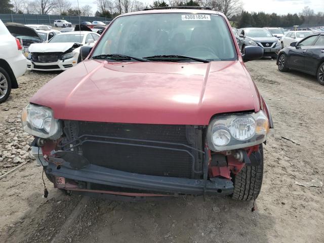 1FMYU93115KA37503 - 2005 FORD ESCAPE XLT RED photo 5