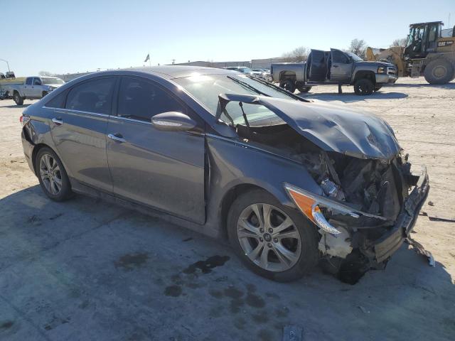 5NPEC4AC2CH397666 - 2012 HYUNDAI SONATA SE GRAY photo 4