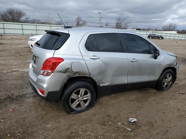 3GNCJKSBXKL379851 - 2019 CHEVROLET TRAX LS SILVER photo 3